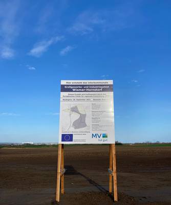 Die K35 wurde würde Anbindung des neuen Gewerbegebietes hergerichtet © LK NWM Die K35 wurde würde Anbindung des neuen Gewerbegebietes hergerichtet