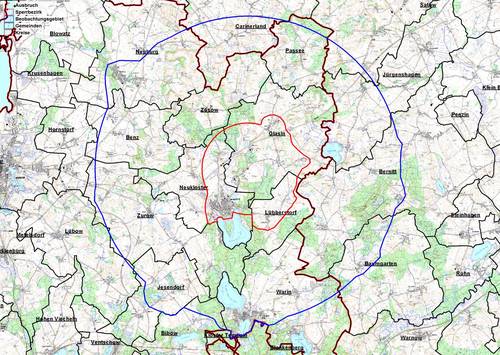 Sperr- und Beobachtungsbezirke