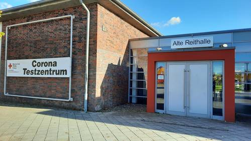 Testzentrum im Sommer 2022