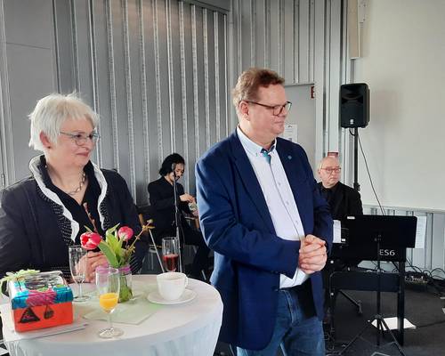 Ingo Funk mit seiner Frau