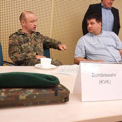 Verwaltungsstab übt für den Ernstfall