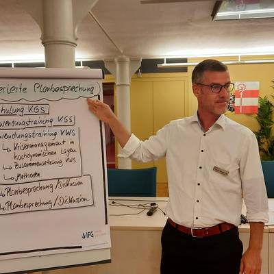 Verwaltungsstab übt für den Ernstfall