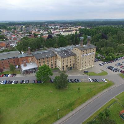 Malzfabrik aus der Luft