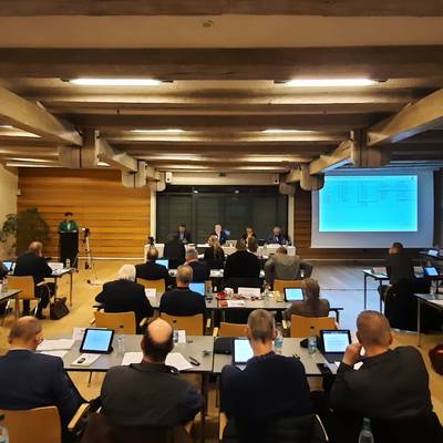 Kreistag im Zeughaus Wismar 2.2.23