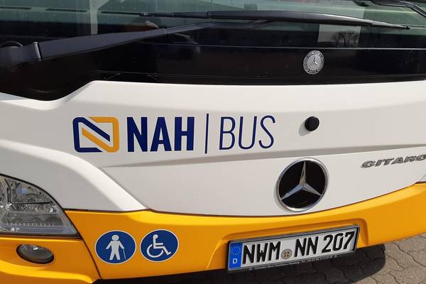 Bus vom Verkehrsunternehmen Nahbus