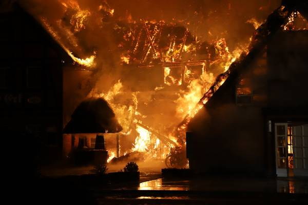 Feuer in der Unterkunft Groß Strömkendorf