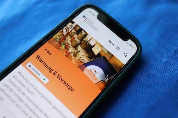 Notfallvorsorge - Informationen auf Englisch