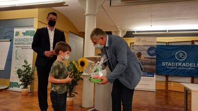 Mit nur 6 Jahren war Henry Lohmann mit seinen 35 geschafften Kilometer der jüngste Teilnehmende Radfahrer