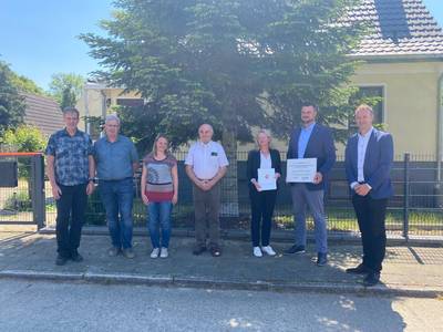 Fördermittelübergabe Niendorf-Siemz 7.6.2023