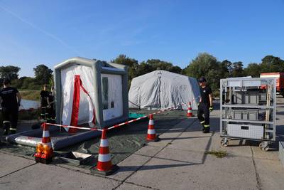 Große Ölwehrübung bei Wohlenberg