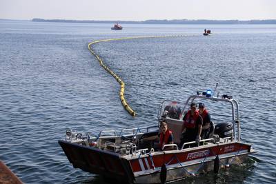 Große Ölwehrübung bei Wohlenberg