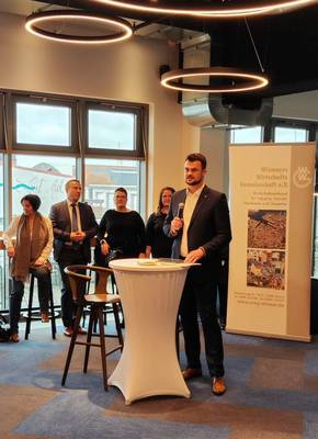 Tino Schomann beim Neujahrstreff der WWG