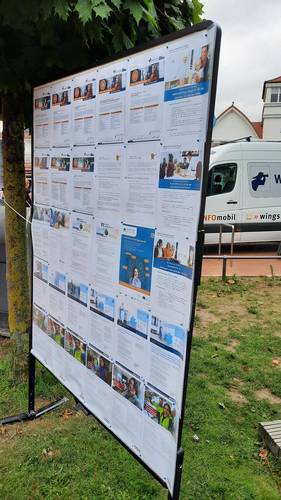 Jobangebote ab 36.000 Euro aufwärts hatte das WSC gleich mit dabei.