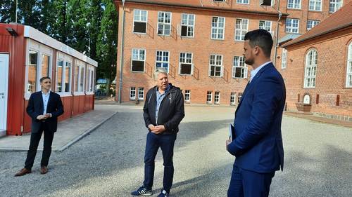 Thomas Grote und Tino Schomann begrüßten gemeinsam die Anwesenden