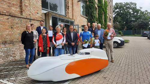 Gruppenfoto: Die Sieger beim STADTRADELN