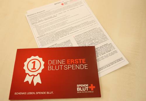 Spender müssen nur ein kurzes Formular ausfüllen © LKNWM Spender müssen nur ein kurzes Formular ausfüllen