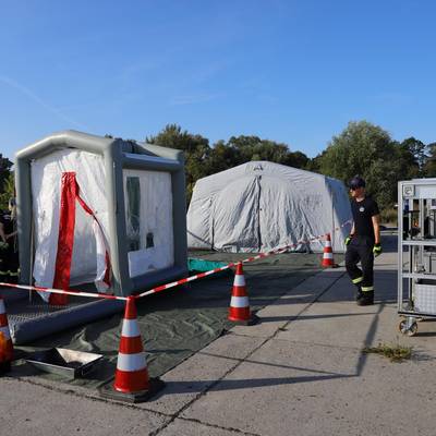 Große Ölwehrübung bei Wohlenberg