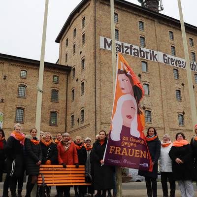 Termin zur Aktion "Nein zu Gewalt an Frauen" im Jahr 2023 © Landkreis Nordwestmecklenburg antigewaltwochen