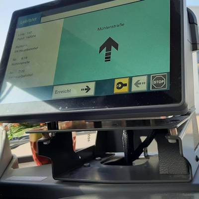 Bordcomputer sind nicht nur einer Verbesserung für den Fahrer, sondern die Basis für bessere Fahrgastinformation. © LK NWM 20210326 NAHBUs Busflotte3