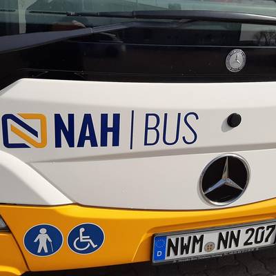 Bus vom Verkehrsunternehmen Nahbus