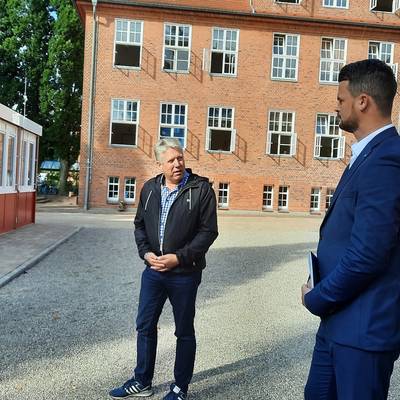 Thomas Grote und Tino Schomann begrüßten gemeinsam die Anwesenden © LK NWM Thomas Grote und Tino Schomann begrüßten gemeinsam die Anwesenden