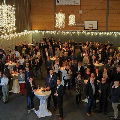 Tino Schomann beim Neujahrsempfang der Stadt Schönberg